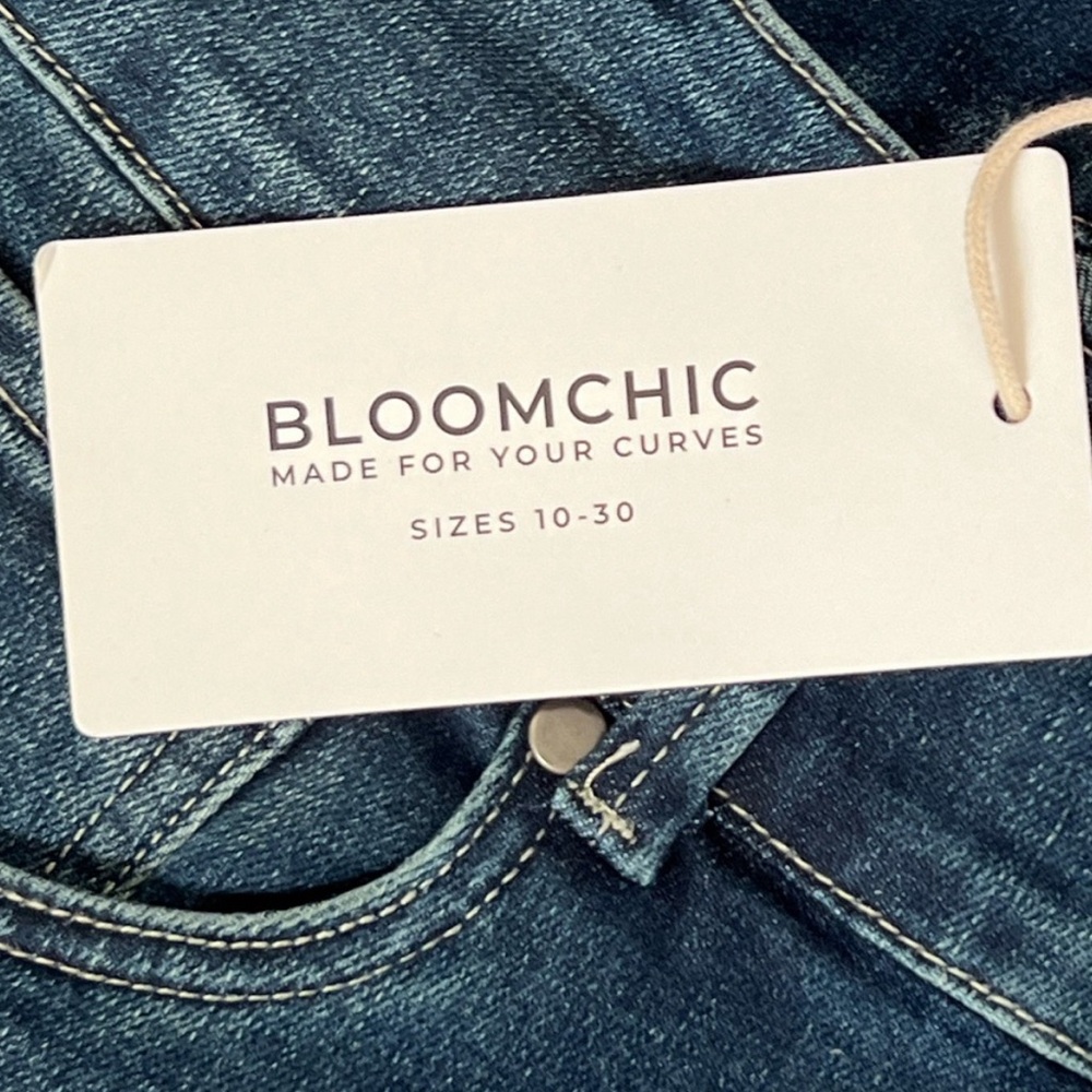 Bloomchic Medium Wash Slim Jeans - Picture 2 of 6